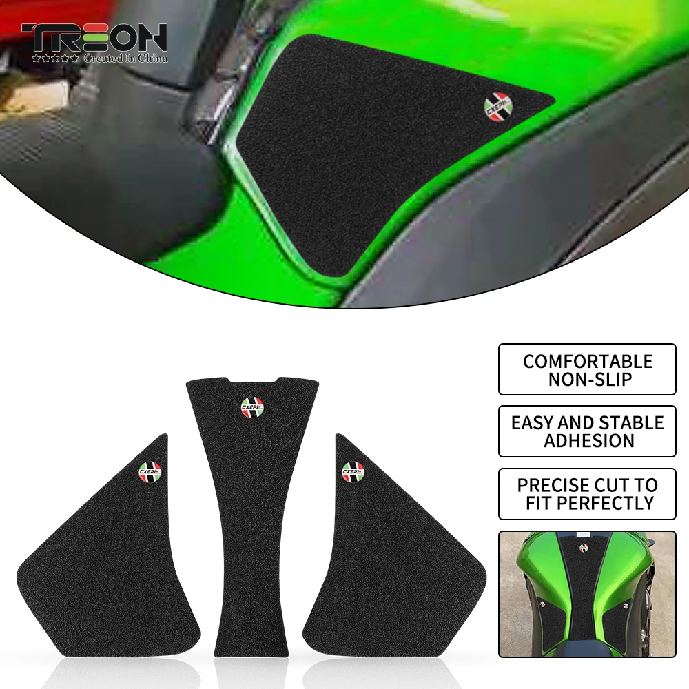Für kawasaki z1000 z 2020 z1000 2015 2015-2018 motorrad rutsch feste kraftstoff tankpads gas knie griff traktion aufkleber schutz