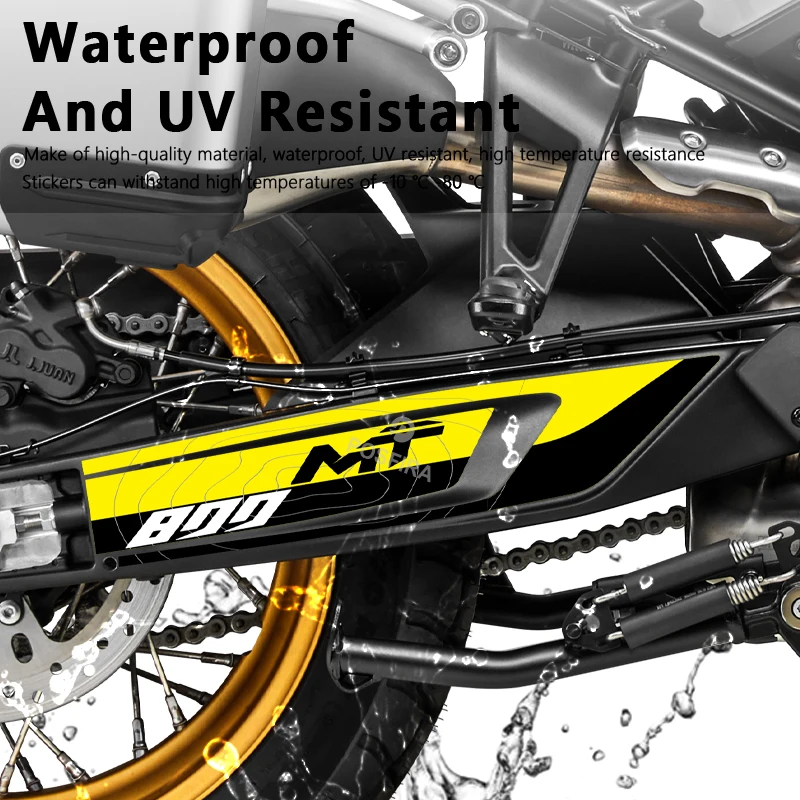 POSFIRA Motorcycle Swingarm Sticker Vinyl Decals for CF Moto 800MT CFMoto 800 MT MT800 2022 2023 2024 2025 Swing Arm Accessories image 4