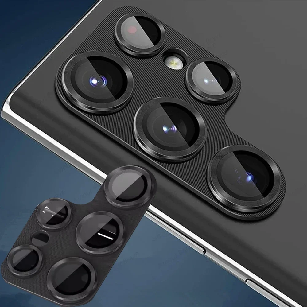 

Metal Camera Lens Protector Glass For Samsung Galaxy S25 S24 S23 Ultra Full Cover Metal Lens Protection Glass on Galaxy S25Ultra