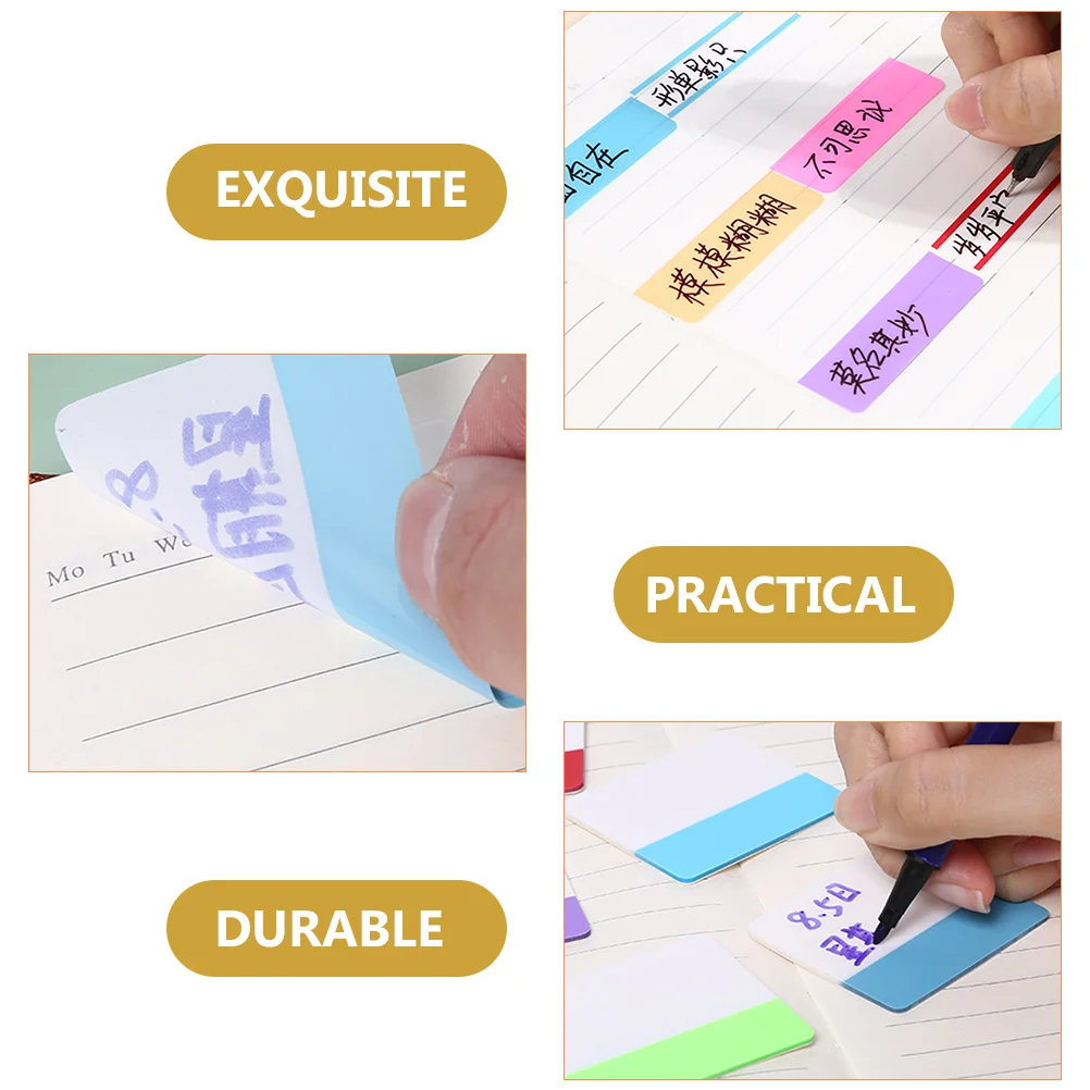 

Classified Book Tabs Transparent Reading Strips Page Divider Tabs for Notebooks Binders Bookmarks Kids Learning Stickers