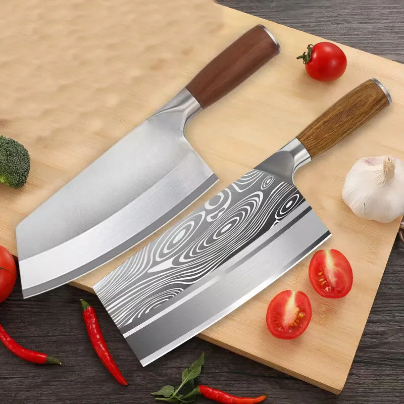 

Professional Kitchen Knife Stainless Steel Vegetable Cleaver Knife Meat Knife Chef Knife Butcher Knife Utility Slicing Knives