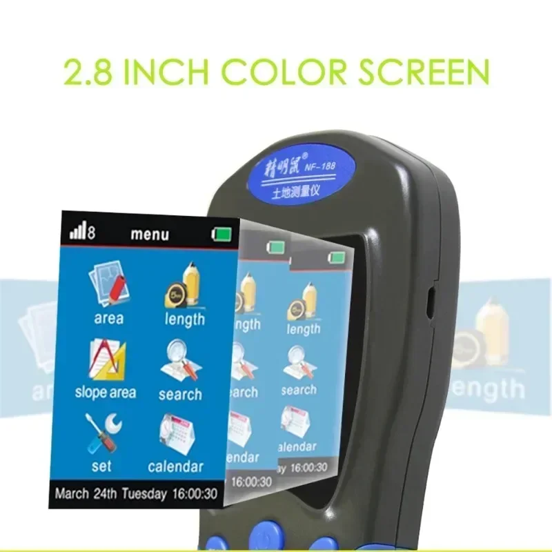 11.11 PromotionFANYUE NF-188 GPS Land измерительный прибор с цветным экраном, оборудование для измерения площади, наружный приемник, сеть для