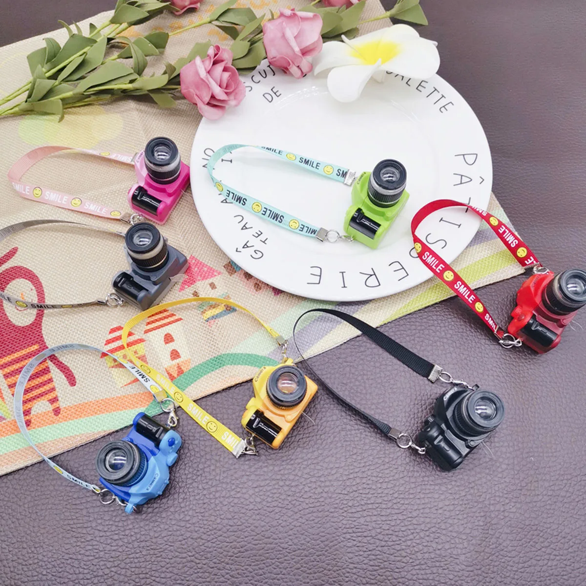 Miniature Digital SLR Camera Dolls House Accessory for Labubu Doll Accessory Camera Cute Decoration