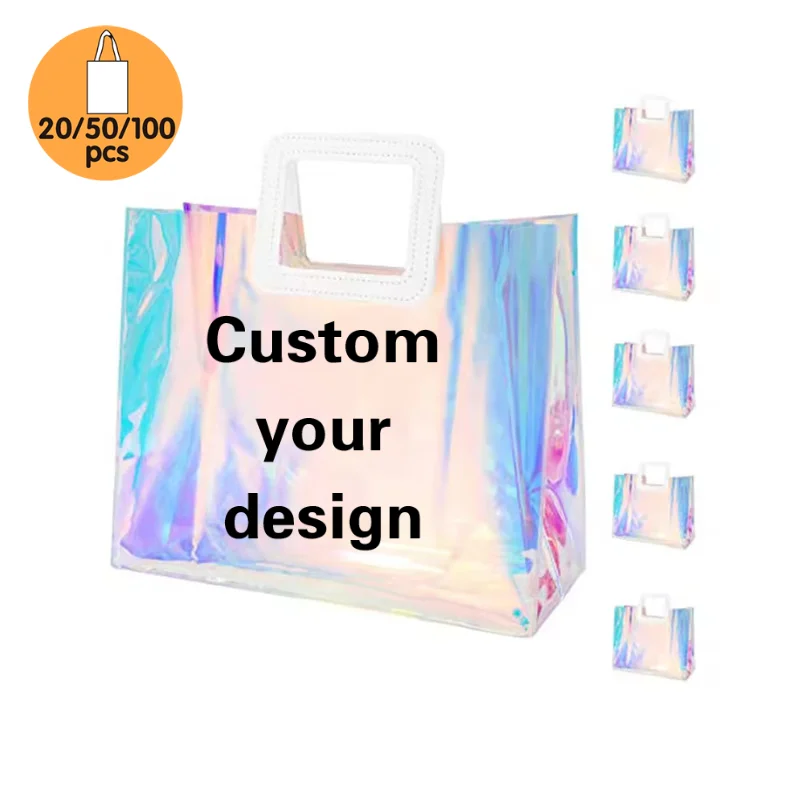 20-50-100-pezzi-borse-tote-personalizzate-con-logo-stampato-borse-impermeabili-in-pvc-con-ologramma-laser-borse-da-shopping-olografiche