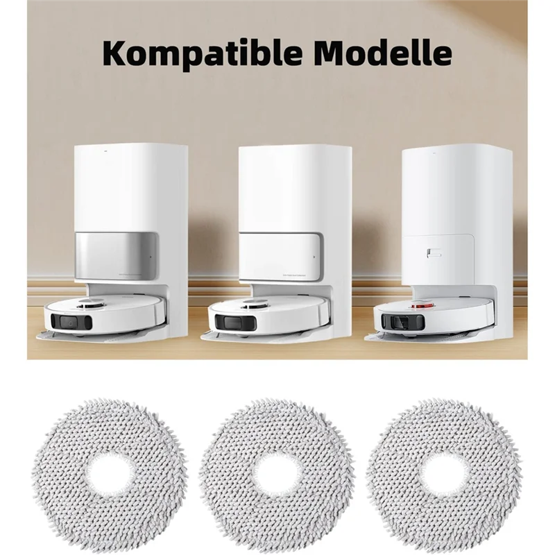 Pak Van 12 Doekjes Voor X10 + & L 10S Ultra/L10 Ultra Robot Stofzuiger, Microvezel Natte Dweil Pads Accessoires