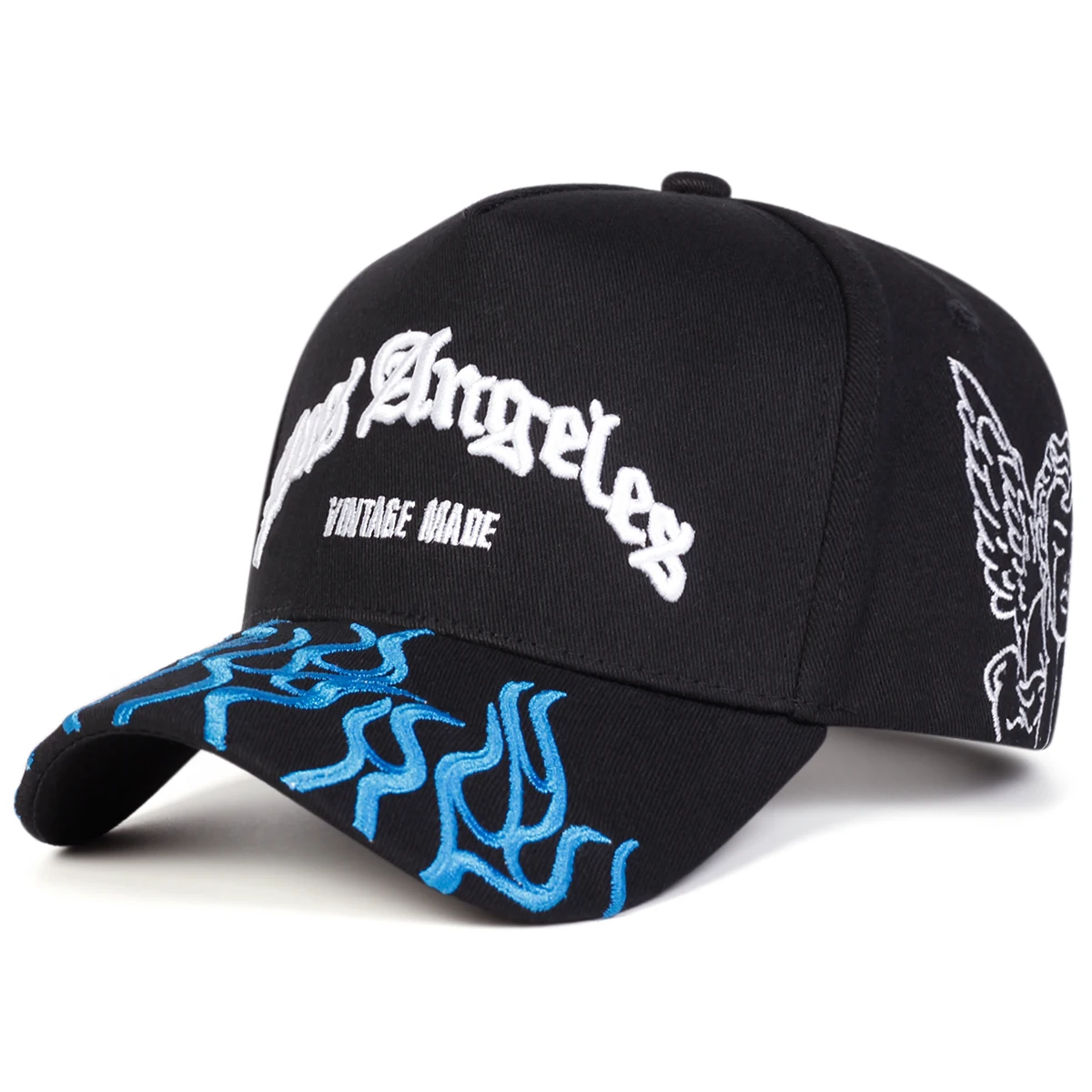 Unisex LOS ANGELES Flames Stickerei Baseball Caps Frühling Herbst Outdoor Einstellbare Casual Hüte Sonnenschutz Hut Sport Kappe – Detail 2