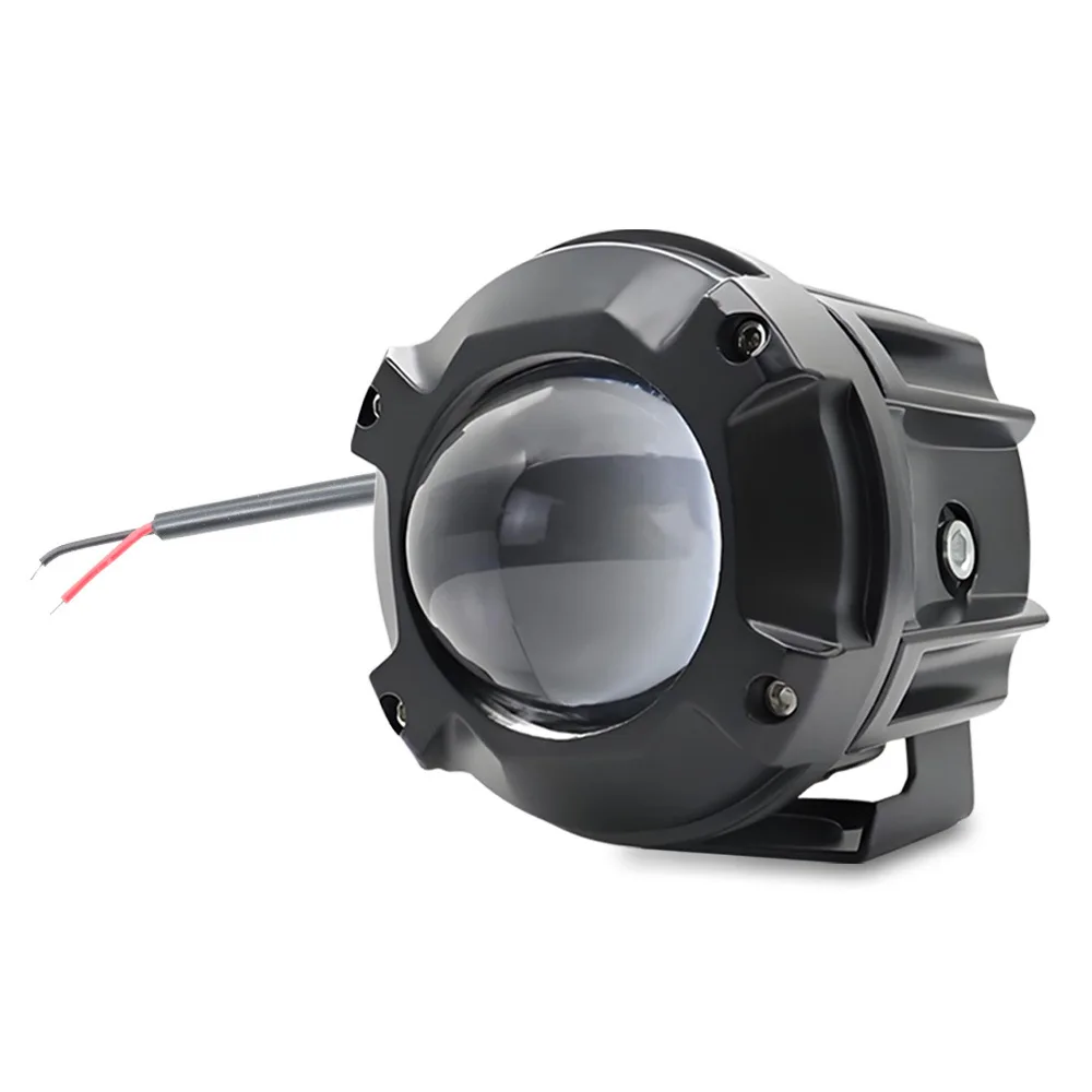 TCYATO دراجة نارية ضوء العمل الخارجي الأضواء عدسة مزدوجة اللون المصباح الكهربائي المصباح تعديل السيارة الخفيفة #5