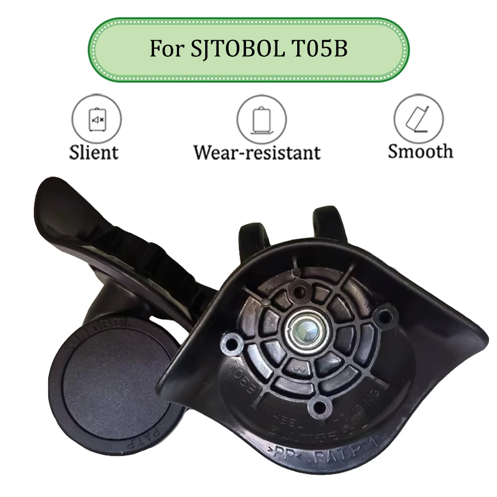 For SJTOBOL T05B Universal Rotation Heavy Duty Load Bearing Abrasion Resistant Luggage Trolley Replacement Parts