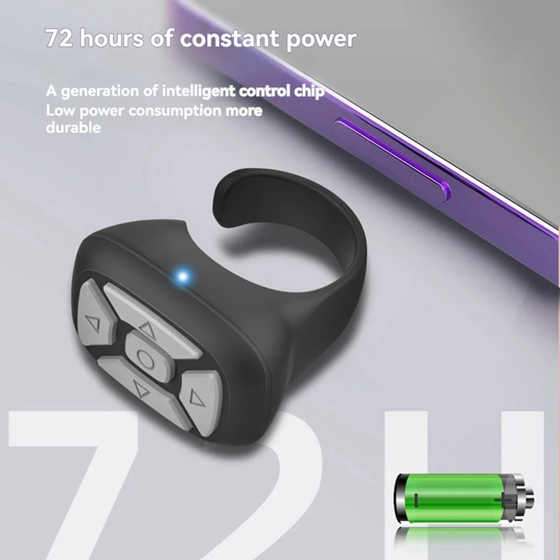 【NEU】Kabellose Bluetooth-Fernbedienung für Mobiltelefone, Selfie-Controller, Ring-Fernbedienung für Mobiltelefone