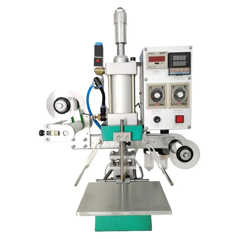 Hot sale 7-digit number high-speed automatic Hot stamping machine serial number stamping machine for vip card