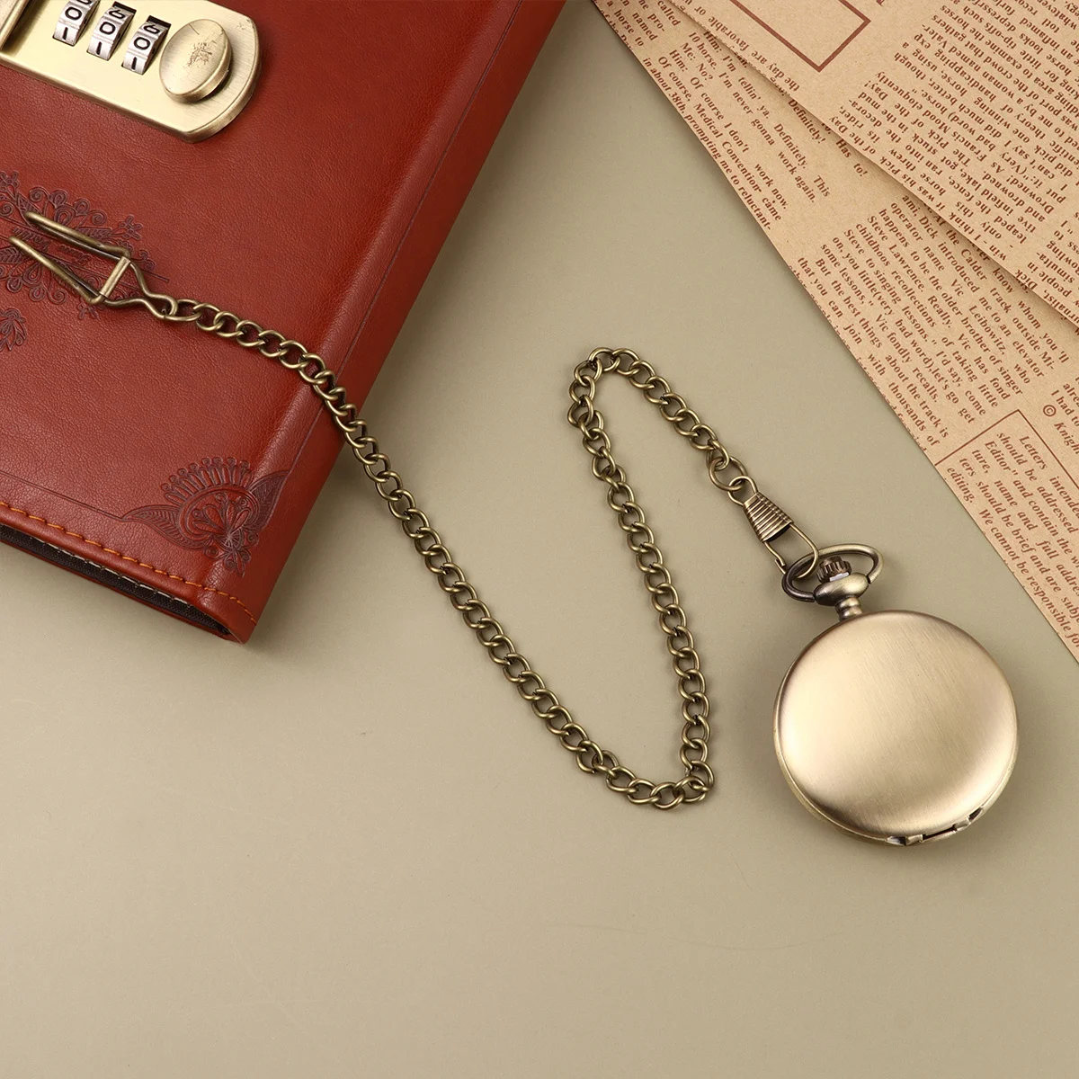 1 قطعة ساعة الجيب الكلاسيكية خمر سبائك البرونزية الكوارتز الرجعية تصميم السلس سلسلة طويلة يمكن ارتداؤها الديكور للملابس #6