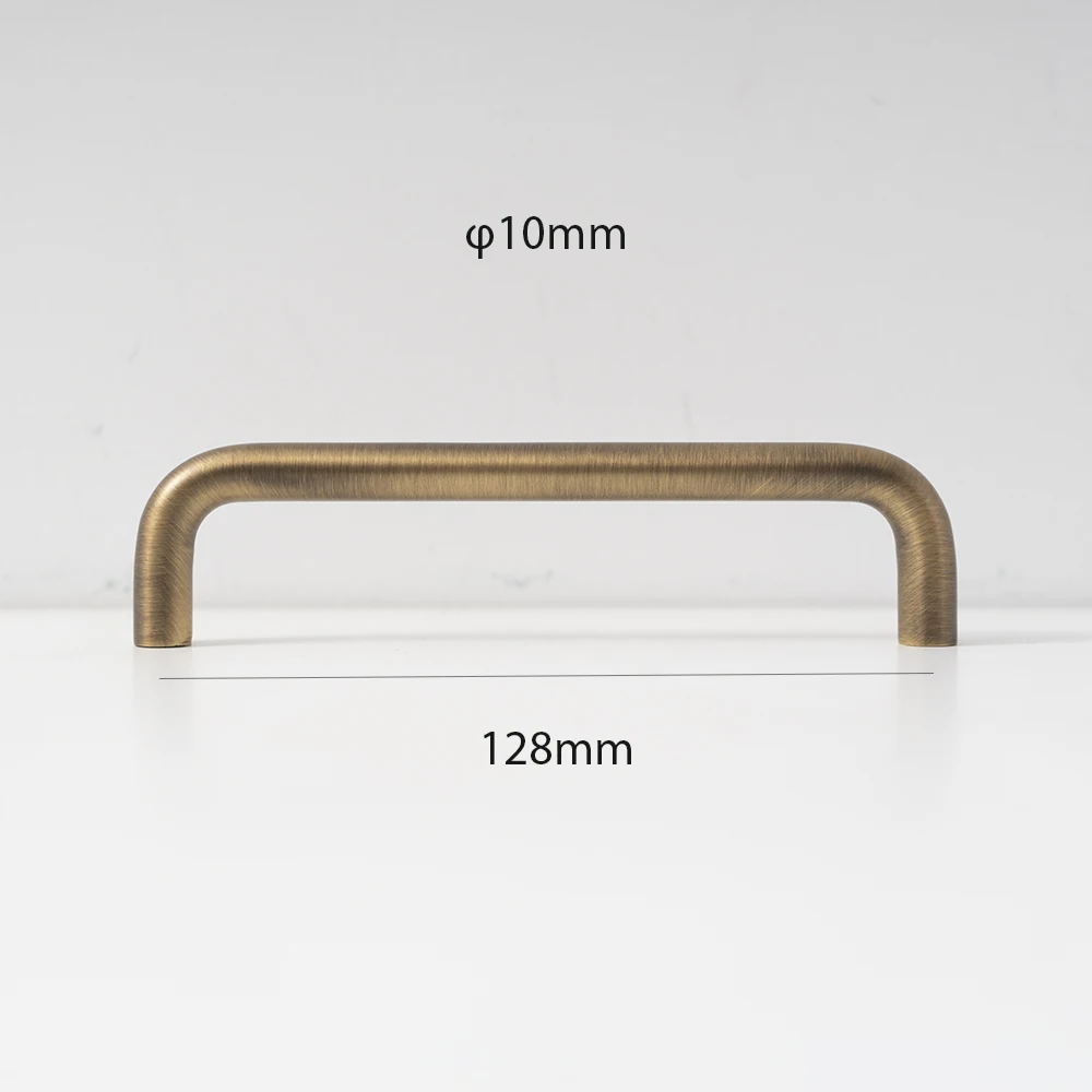 Tinyhob Minimalisme Brons Meubelgrepen Garderobe Keukenkast Garderobe Nachtkastje Kleine kasthandgreep Decoratieve knop