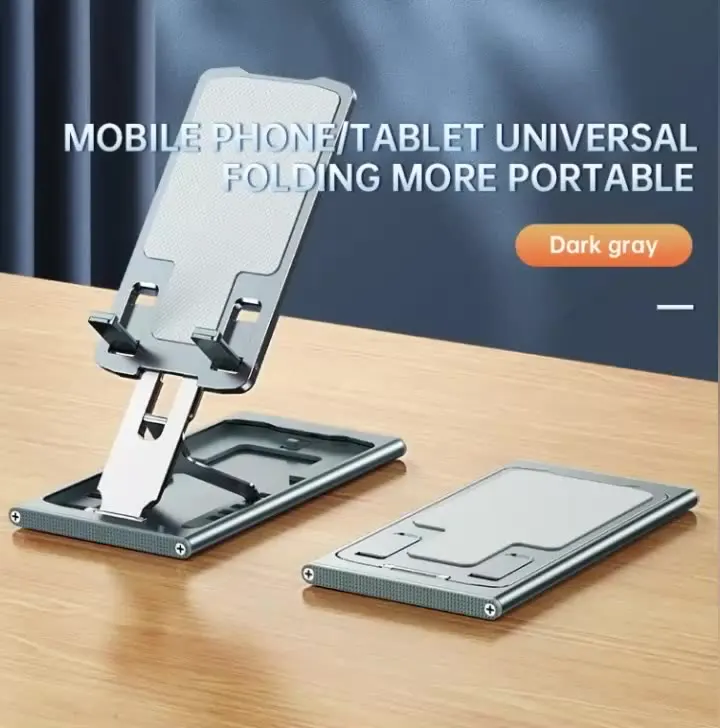 Youpin Portable Foldable Aluminum Desktop Display Charge Mobile Phone Holders for Mobile Phones of Any Size Phone Tablet Stand