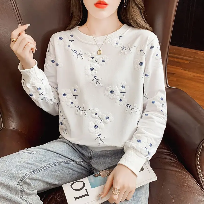 여성용 스웨트셔츠 여성 상의 따뜻한 네이비 블루 겨울 트렌디 인스 힙합 탑 오버사이즈 니치 하이 스트리트 빈티지 올드 워싱