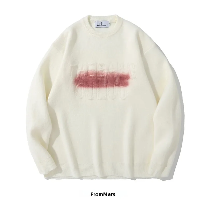 火星からサプライズマジックミルクホワイトテクスチャーレタールーズレイジーカップル冬男性女性トレンディブランドカジュアル快適なベルト