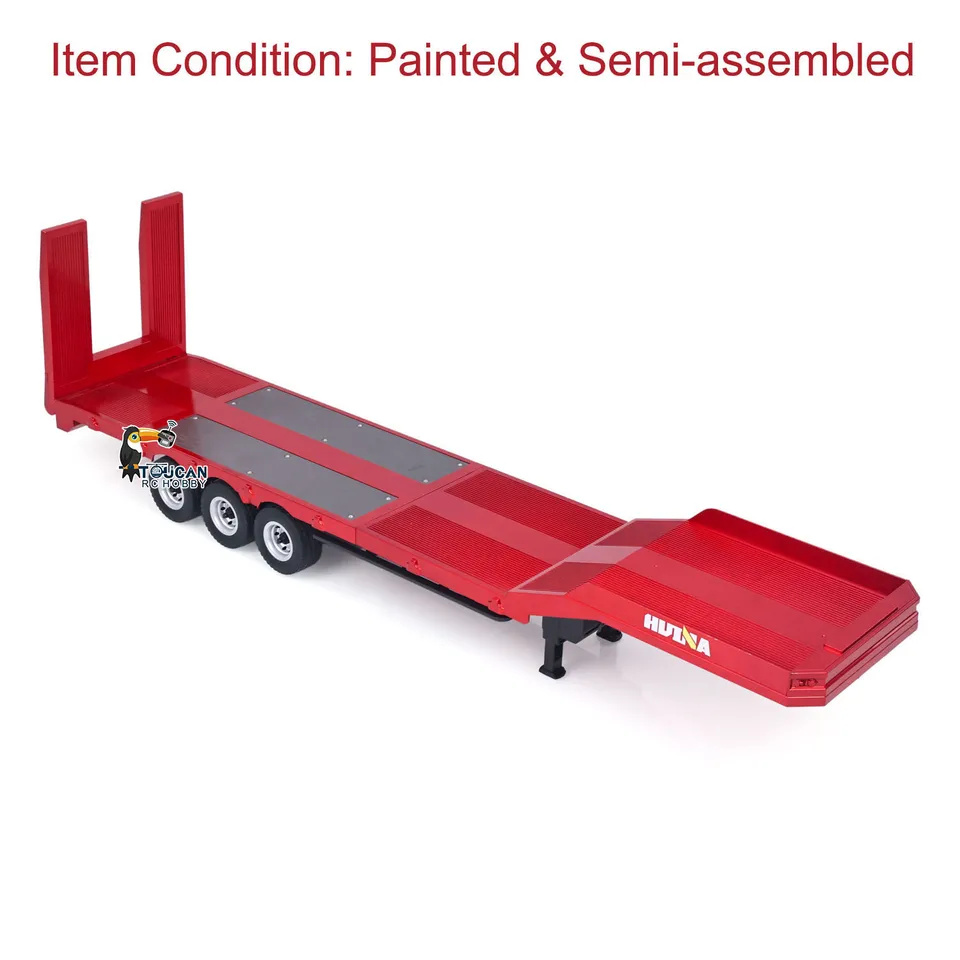 Générique 770S 1/18 Semi-remorque RC, Camion Tracteur Lourd 6x4 avec Transmission aux Roues arrière, Camion télécommandé avec Effets sonores légers 19CH pour Adultes,Gris