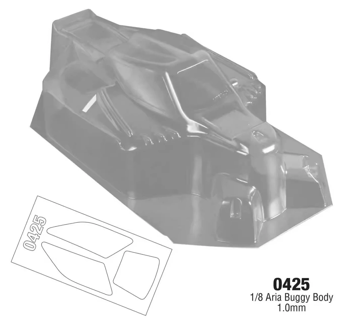 

1/8 buggy RC Body shell