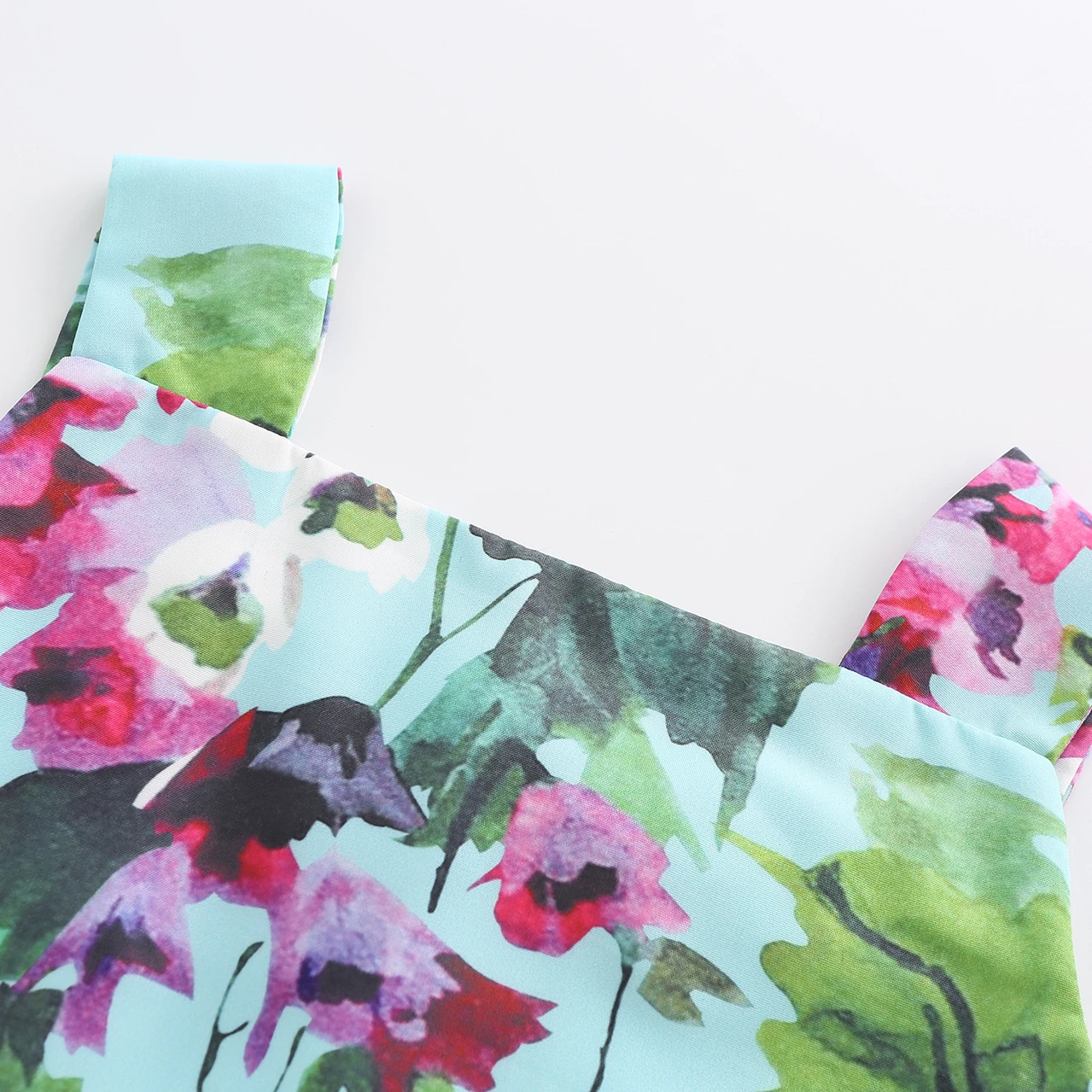 Summer Girls Summer Dress Princess Costume Flower Printed Sleeveless Vest Kids Dresses Baby Girl Clothes Toddler Dress 2-10Y
