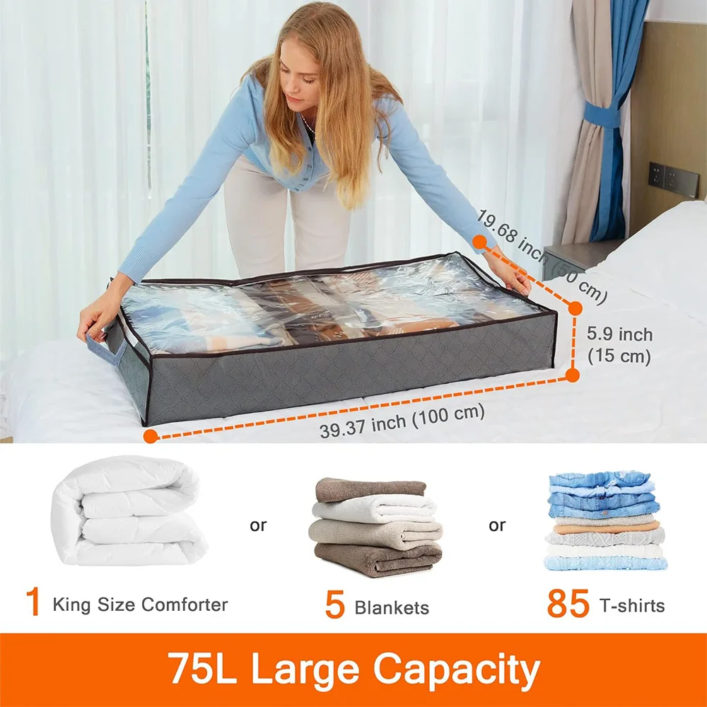 Thumbnail 4 - #37 Low Price Under Bed Storage Bags Deals
