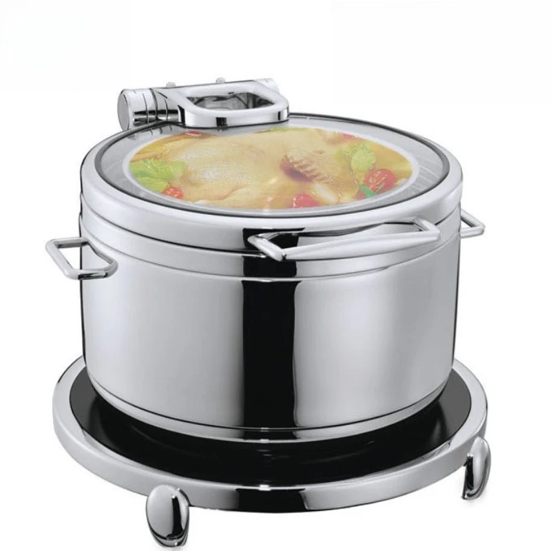 

Round high-grade 304 hydraulic visual flip stainless steel buffet stove, soup stove, porridge soup pot