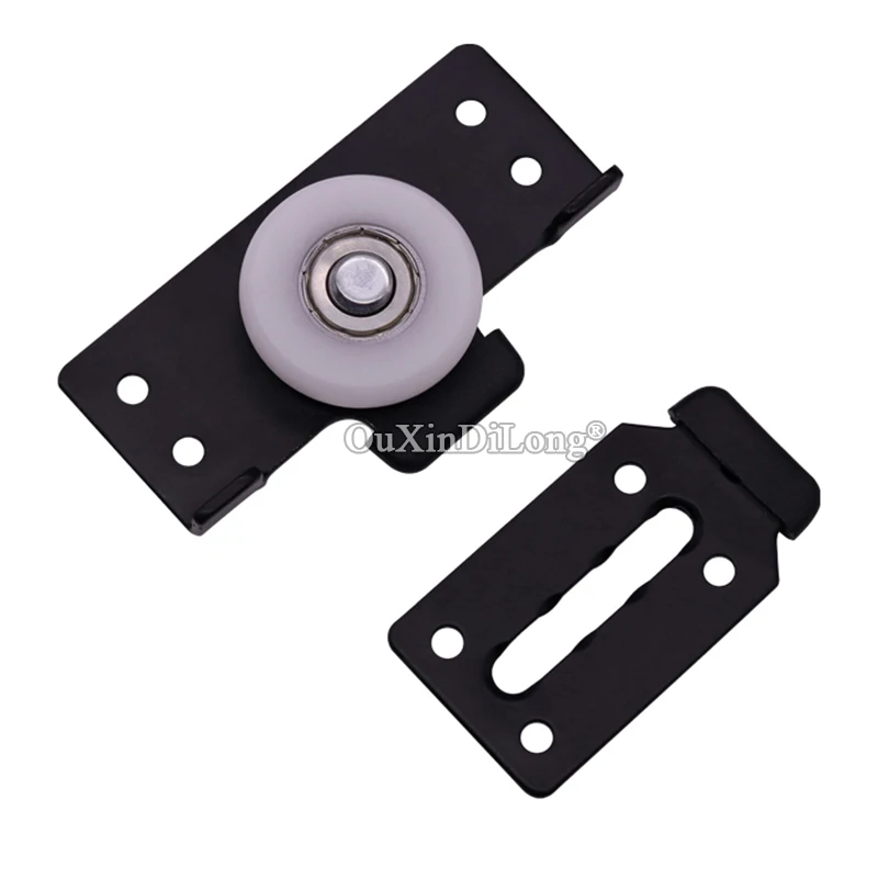 

4 комплекта металлических роликов для раздвижных дверей шкафов и гардеробов (верхний и нижний ролики)