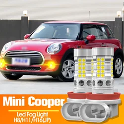 2pcs LED Fog Light Blub Lamp Canbus No Error H8 For Mini Cooper F55 F56 R56 F54 Clubman R55 F57 Convertible R57 R60 R58 R61 R59