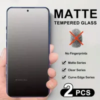 2Pcs Full Cover Matte Tempered Glass For Xiaomi 14 13T Pro 12 11T Screen Protector For Redmi Note 13 12 Pro Plus Protective Film