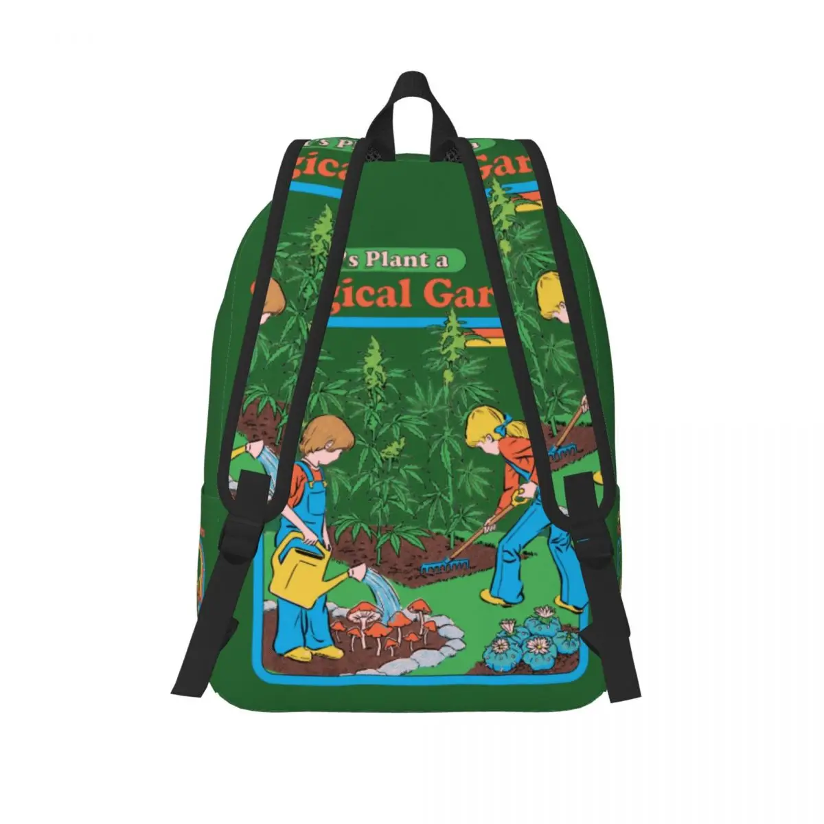 Arbor Day Magical Garden Tree Planting Backpack for Adult Teenage Student Daypack Occult Nostalgia Laptop Computer Canvas Bags