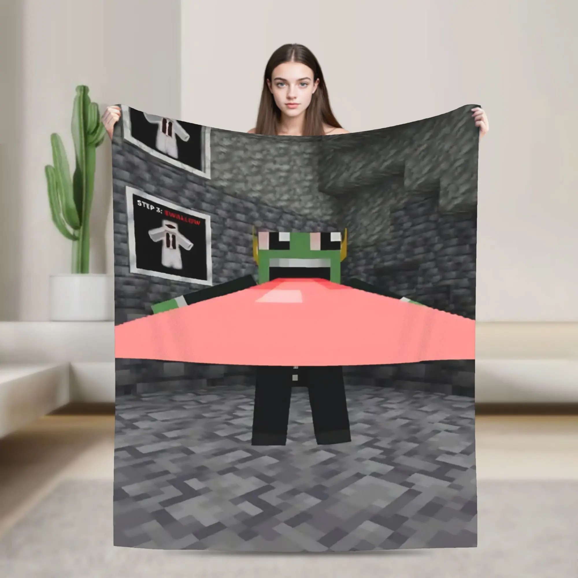 Froggydude MCYT Game Funny Meme Blankets Fleece Spring Autumn   Multifunction Soft Throw Blanket for Bed Outdoor Rug Piece