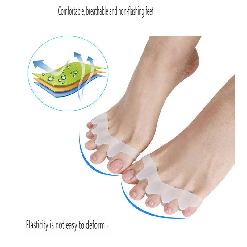 Toe Deformity Corrector Comfort Silicone Bunion Corrector Breathable Toe Separator Corrector De Juanete Foot Care Products