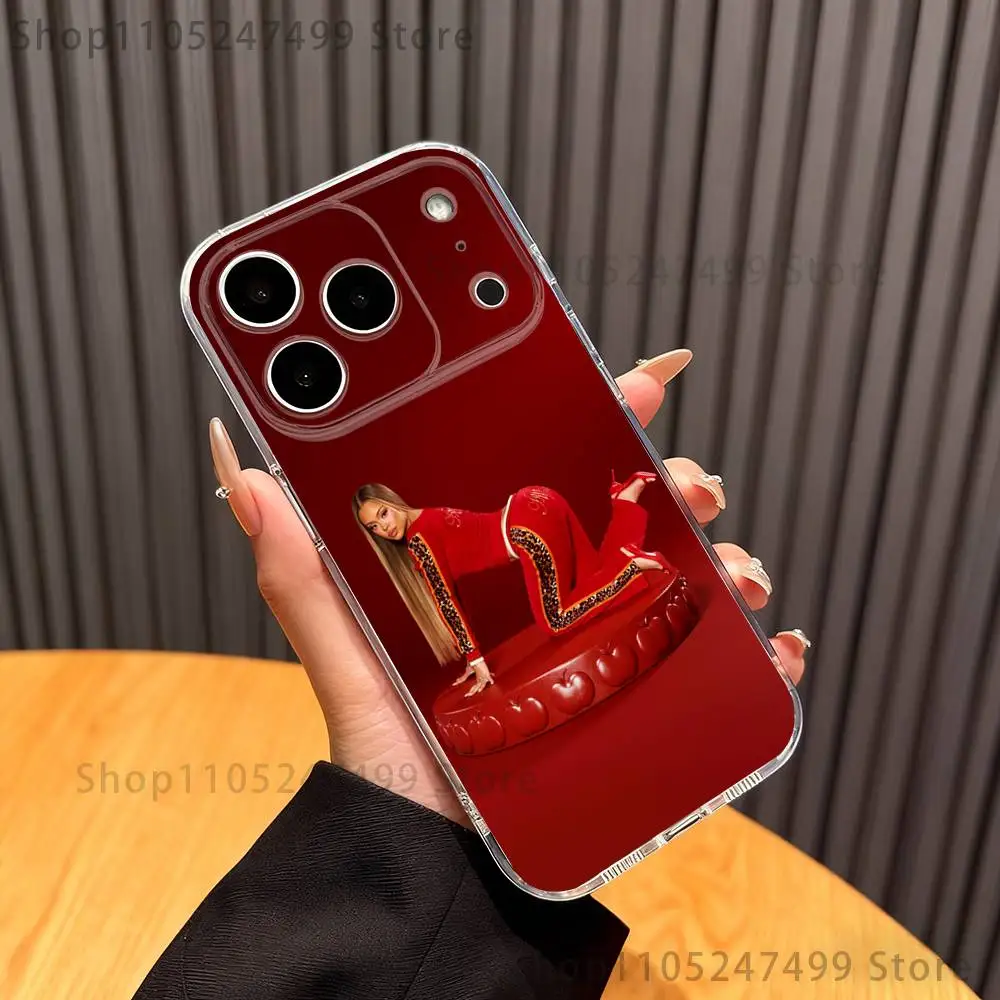 حافظة هاتف سينجر L-Latto لهاتف آيفون 17,16,15,14,13,12,11 Pro,Max,Plus,X,XS,XR,SE4,E غطاء ناعم شفاف صغير