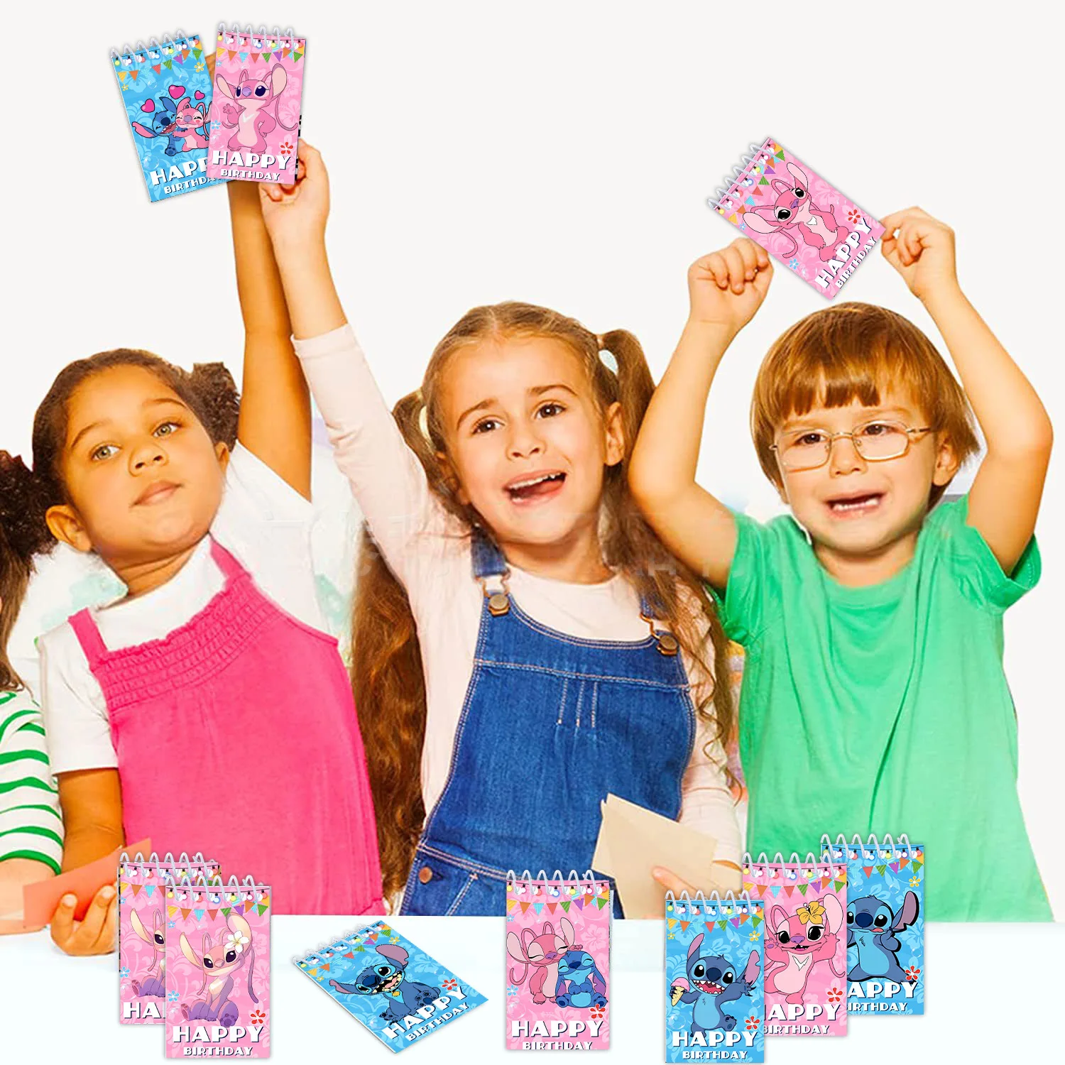 10 قطعة ديزني لطيف غرزة لفائف دفتر جدول الأعمال الأطفال المفكرة الأسبوعية مذكرات طالب دراسة لوازم بنين بنات هدية الكريسماس