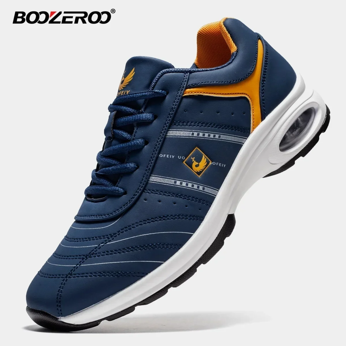 BOOZEROO Fashionable  Golf  Shoes for Men Outdoor Travel  Sneakers Casual Driving Flats