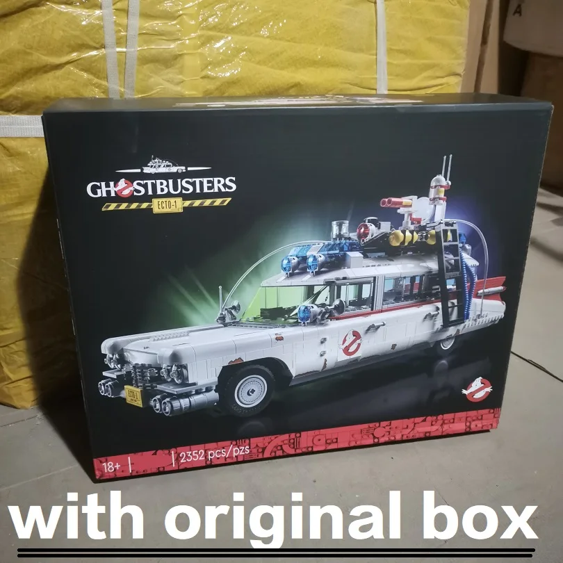 

С оригинальной коробкой, рождественские подарки на Хэллоуин, Hunter Ecto-1, строительные блоки, модель автомобиля Moc, совместимый 10274