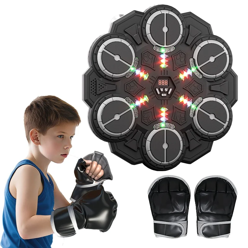 New Design Smart Music Boxing Training Toy New Electronic Music Target Wall Kick Boxing Toy for Adult and Child