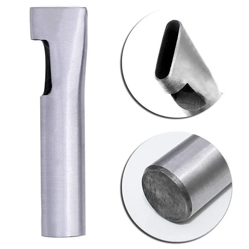 ELBA_3Pcs 타원형 구멍 펀치 5X26Mm 가죽 중공 커터 스트랩 벨트 시계 밴드 Leathercraft 작업을위한 직사각형 펀치 다이