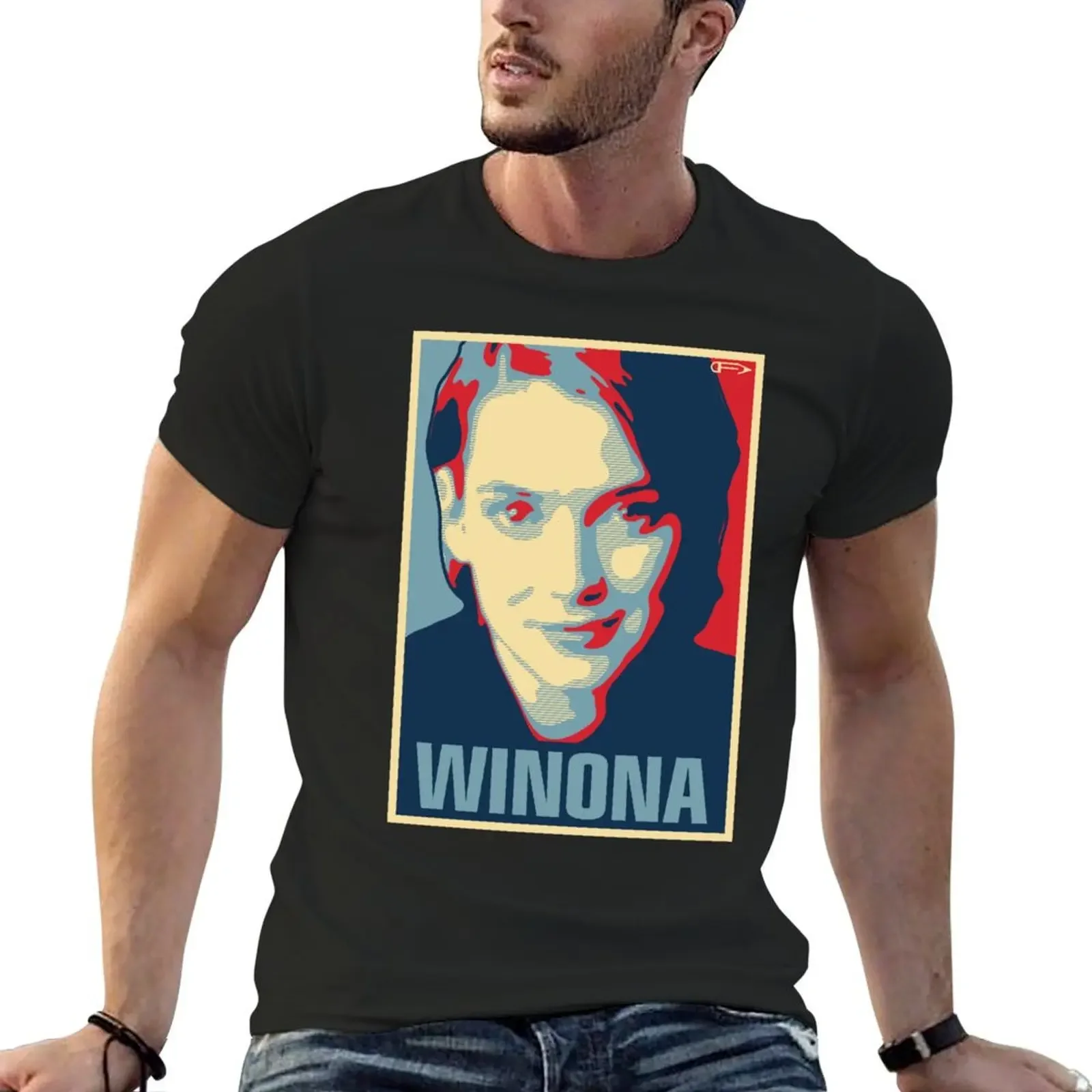 Winona T-Shirt designer shirts summer top basketball graphic tees cheap stuff Men's cotton t-shirt