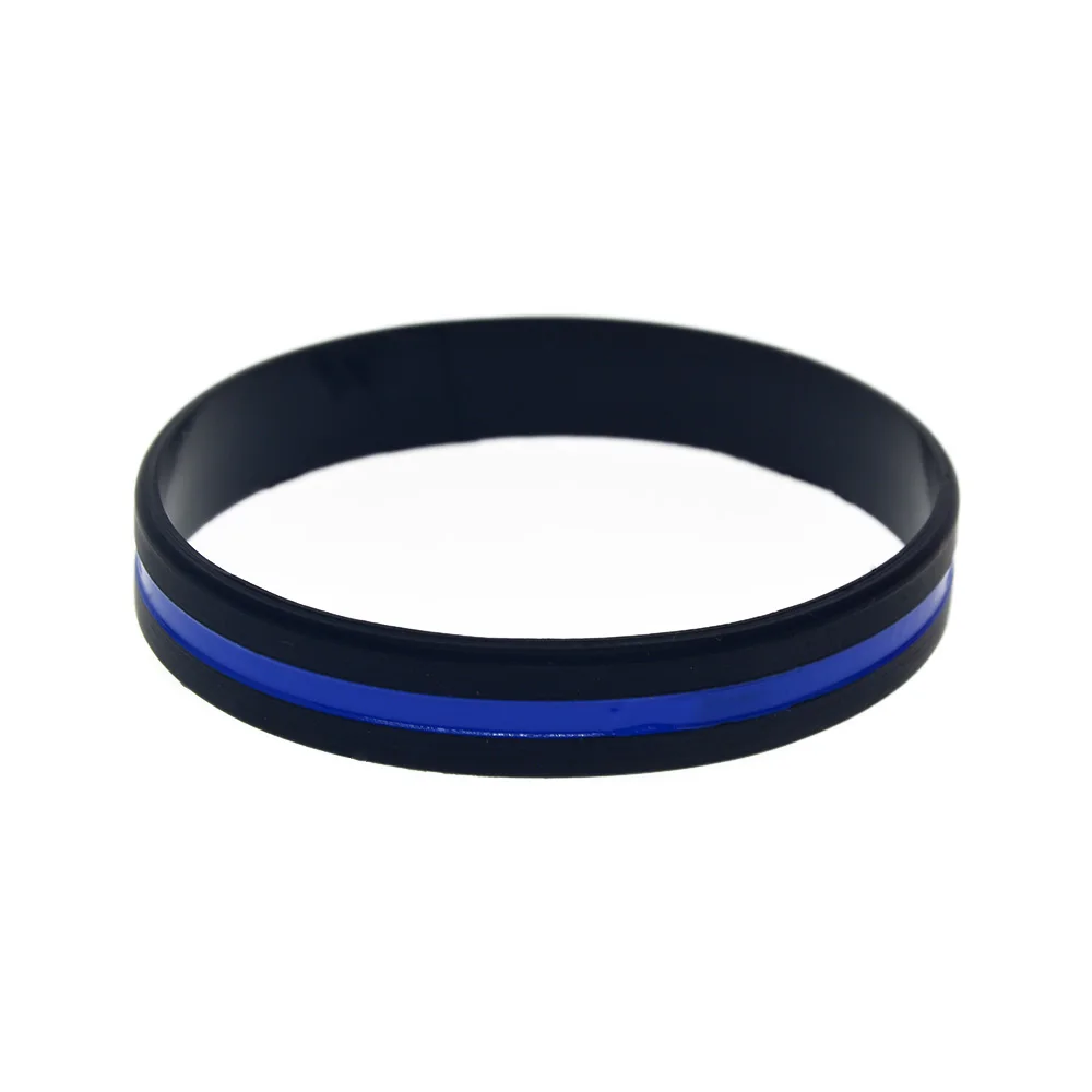 50 Stück, Armband aus Silikonkautschuk mit geprägtem Logo, in den Farben Gelb, Grün, Rot und Blau, Unisex-Design, Erwachsenengröße. – Detail 7