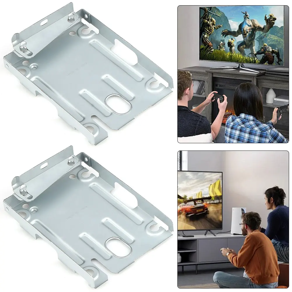 

Металлический кронштейн для крепления внутреннего жесткого диска Sony PS3 Super Slim, держатель для HDD + винты, аксессуары для игровых консолей