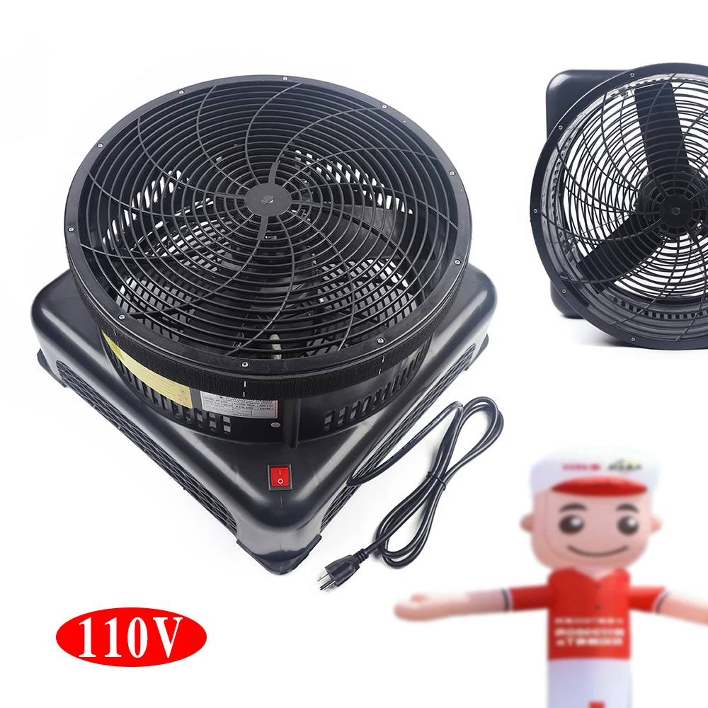 370W luchtblazer Sterke windenergie Eenfasige motor Vloerstaande constructie om lang mee te nemen voor familiebijeenkomsten, bedrijfszwart