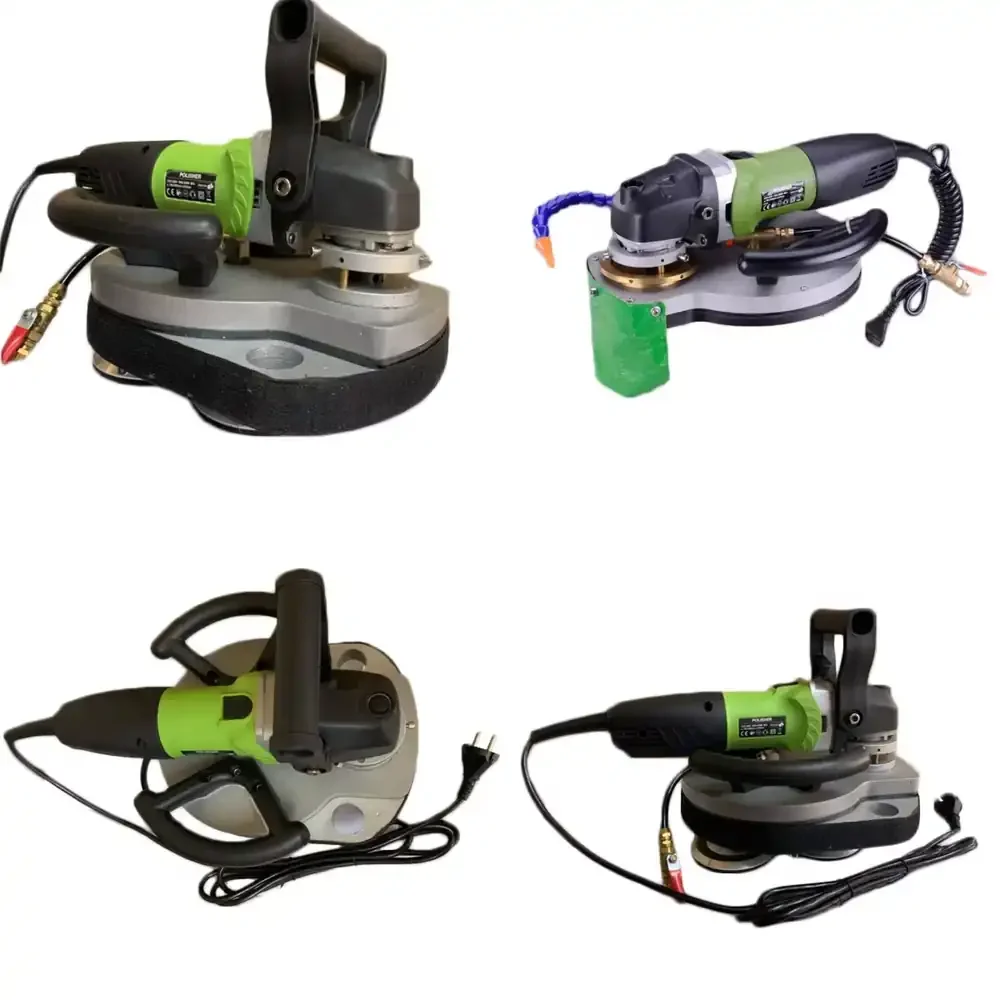 BAIXIN Adjustable Variable Speed 3 Head M14 Thread Stone Wet Water Grinder Sander Polisher