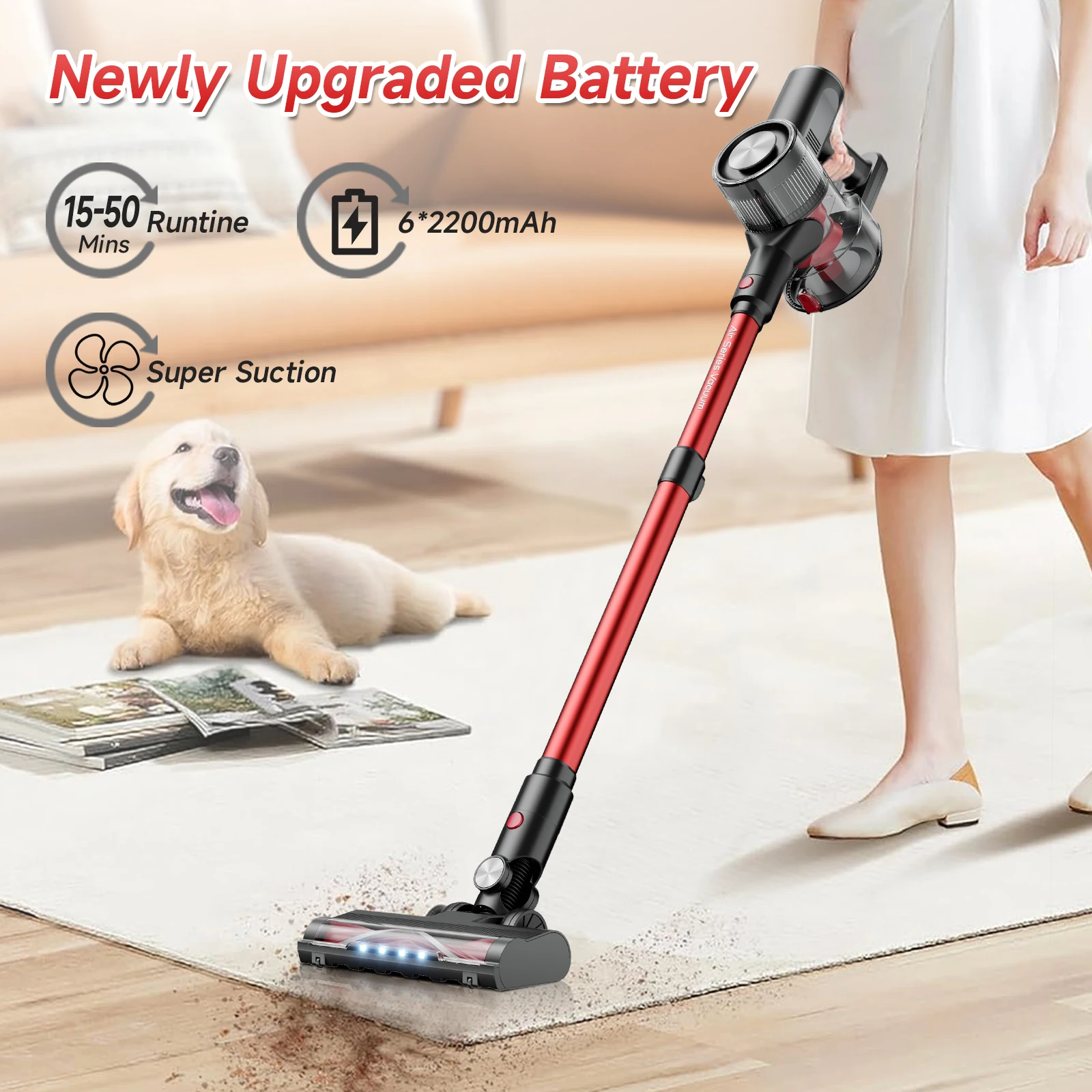 Xinshe Cordless Vacuum Cleaner for Home / High Suction Handheld