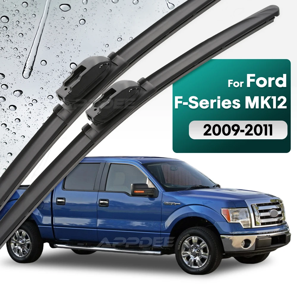 

Комплект силиконовых и резиновых передних щеток стеклоочистителя для Ford F-Series F-150 F-250 F-350 F-450 MK12, лобовое стекло 22 "+ 22"