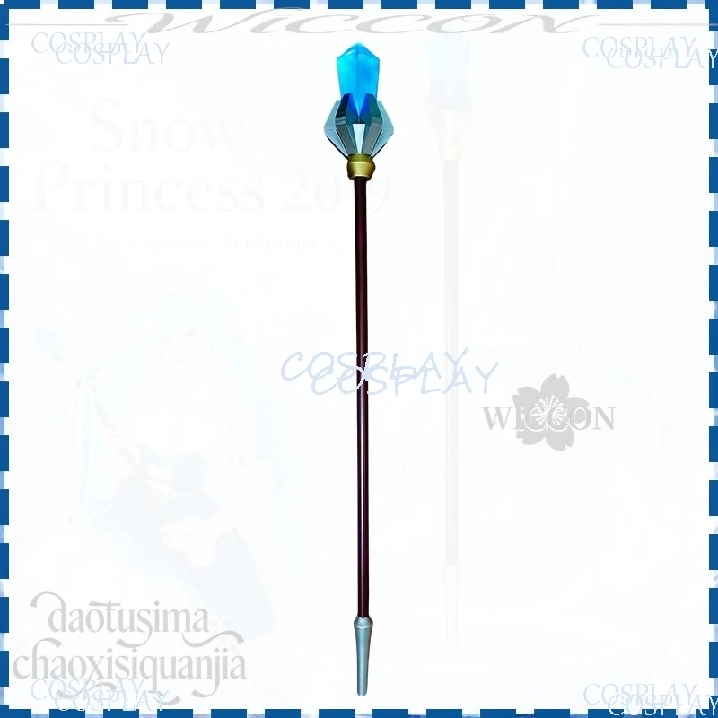 Snow Not Glowing Staff Magic Magical Anime Game Project Sekai Cosplay Mikuu Props 3D Polylactic Acid Props Accessories 코스프레 - view 3