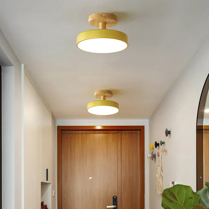 Plafonnier LED Macaron au Design Moderne, Luminaire Décoratif de Plafond, Idéal pour un Couloir, des Escaliers, un Foyer, un délégations ou une