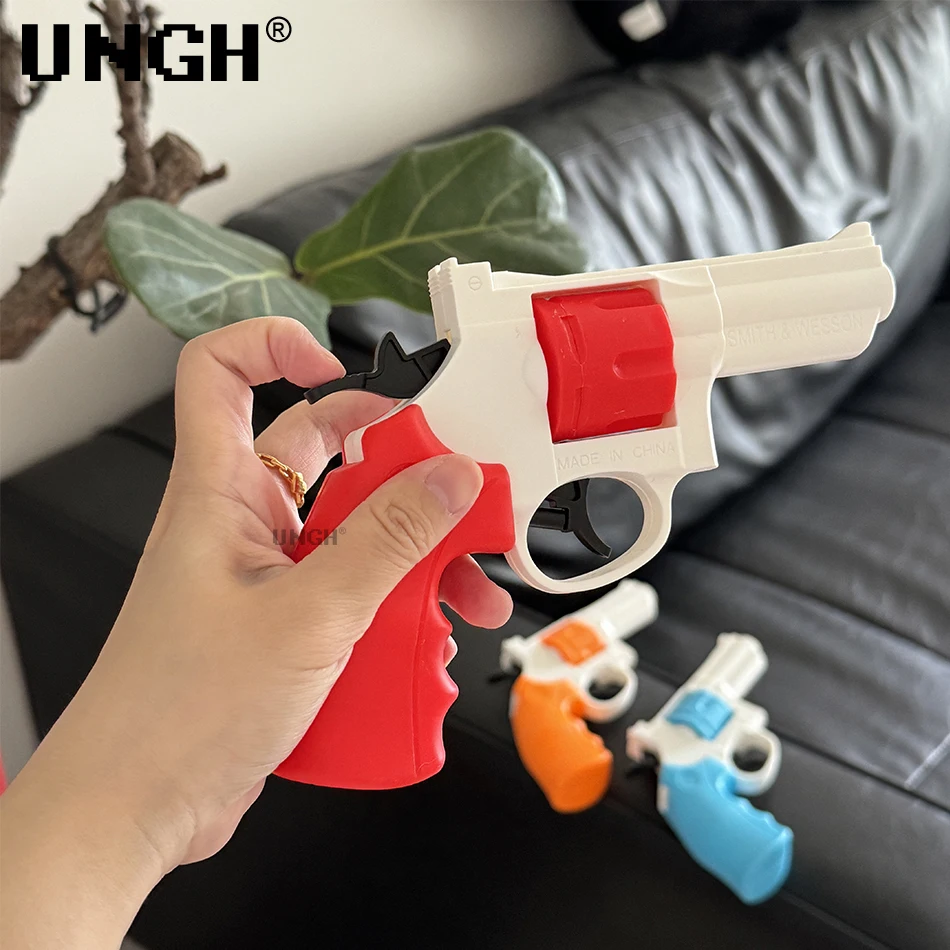 UNGH Manual Water Gun Revolver Summer Swimming Pool Beach Water Battle Play Fighting Game Outdoor Toy for Children Boy Kids