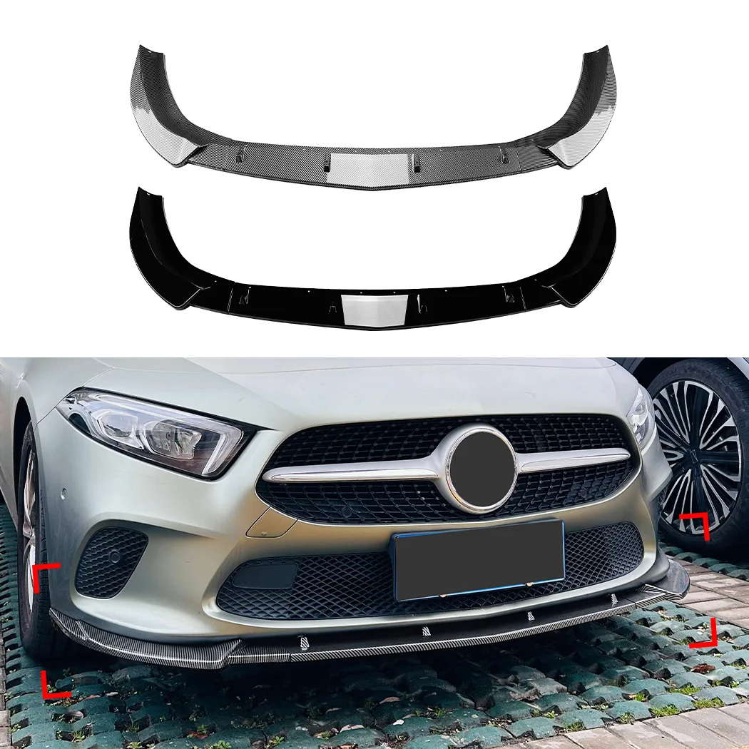 

Applicable To Mercedes-Benz A-Class W177 V177 Pre-ordinary Version 2018-2022 Front Bar Front Lip Front Shovel Exterior