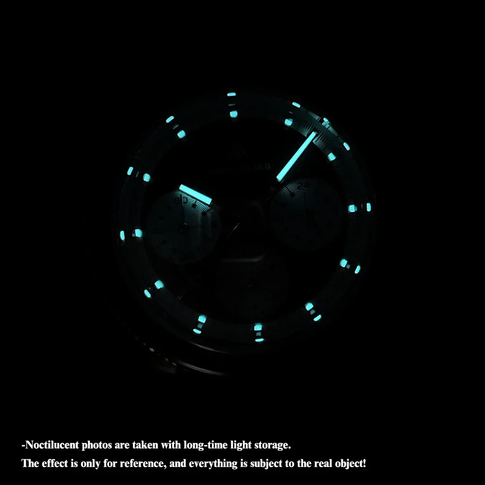 STEELFLIER SF730 Fashion Quartz Timepiece Watch Swiss Luminous 39MM Dial 200M Waterproof VK63 Mute Movt Luxury Pilot Wristwatch