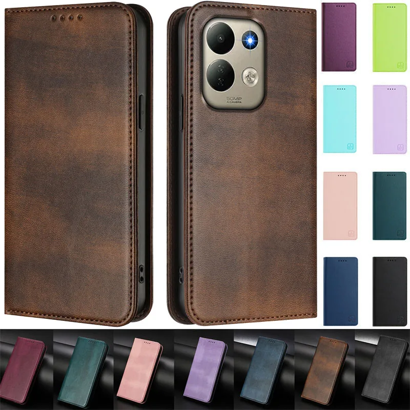 Redmi17 Hülle für Xiaomi Redmi 17 Magnetische Leder-Standhülle für Redmi 17 4G 5G Schutzhülle Flip Cover Handyhülle