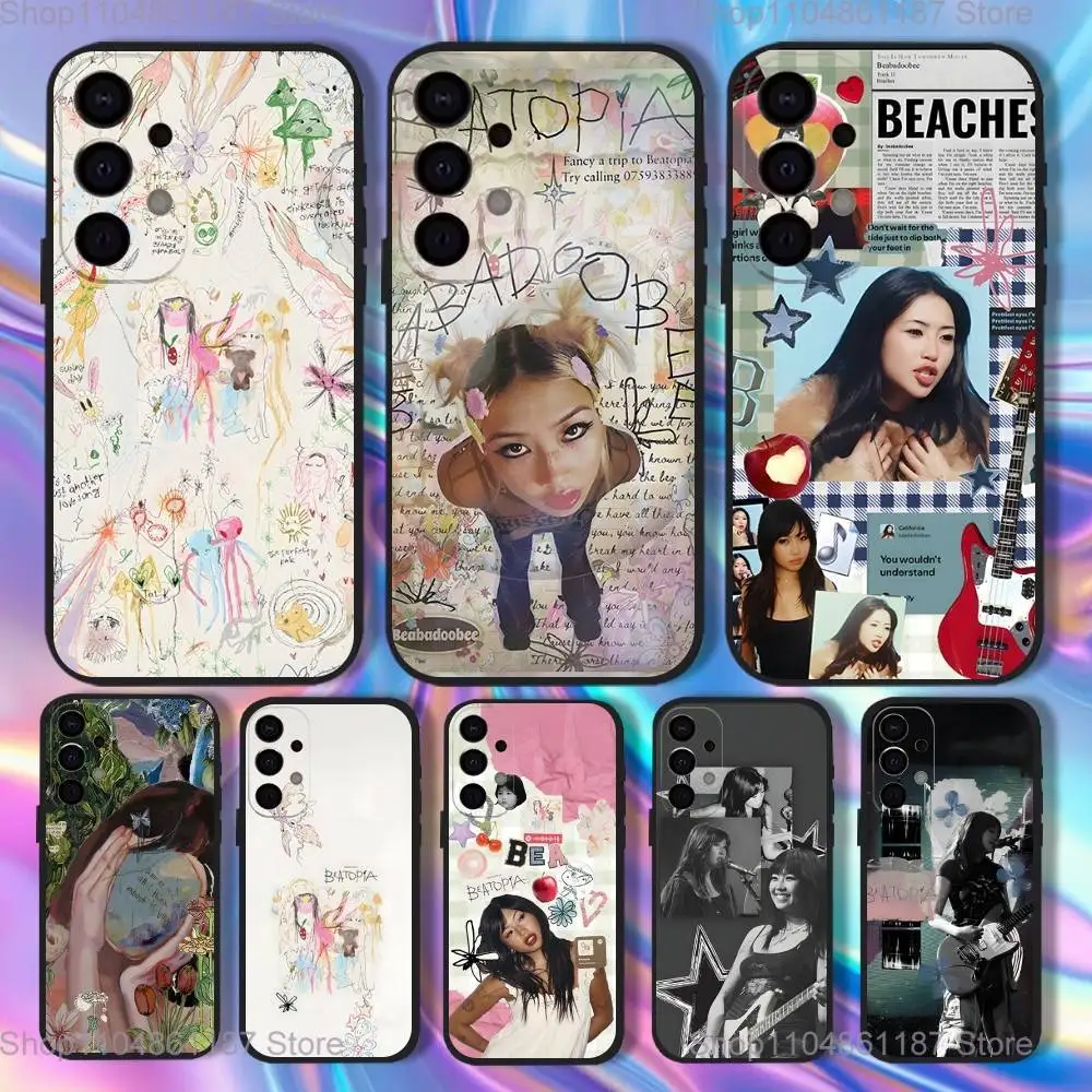 

beabadoobee Beatopia Phone Case For Samsung S25,S24,S21,S22,S23,S30,Ultra,S20,Plus,Fe,Lite,5G Black Cover